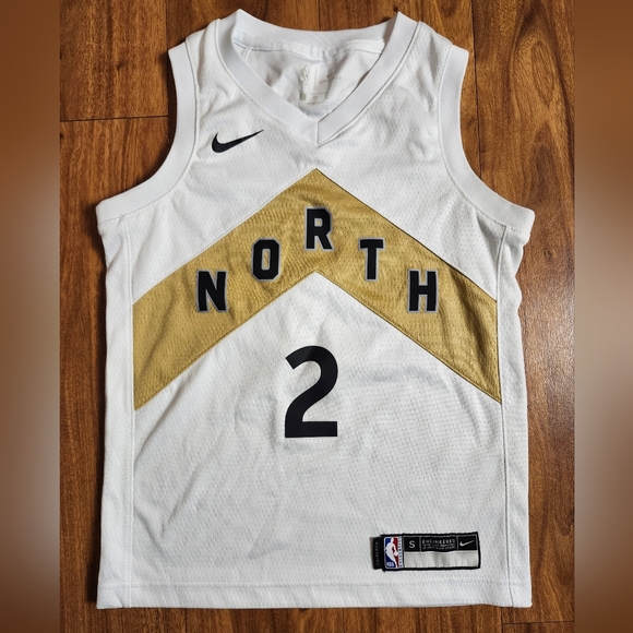 Nike Toronto Raptors Kawhi Leonard Basketball Jersey #2 Boys Size 4 / Small - Picture 2 of 8